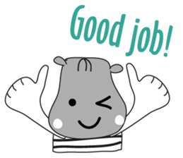 An Kaba-hippo sticker #11128490