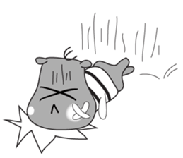 An Kaba-hippo sticker #11128494