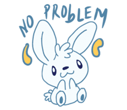 One of us: A Little Cute Rabbit sticker #11128496