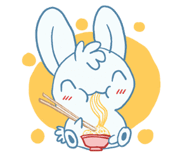 One of us: A Little Cute Rabbit sticker #11128497