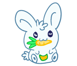 One of us: A Little Cute Rabbit sticker #11128500