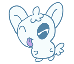 One of us: A Little Cute Rabbit sticker #11128509