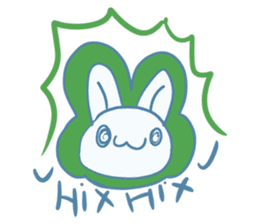 One of us: A Little Cute Rabbit sticker #11128514