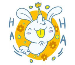 One of us: A Little Cute Rabbit sticker #11128517