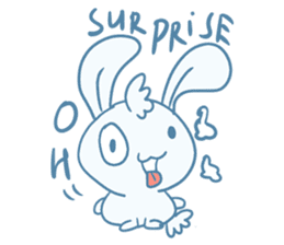 One of us: A Little Cute Rabbit sticker #11128519