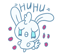 One of us: A Little Cute Rabbit sticker #11128521