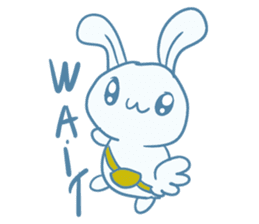 One of us: A Little Cute Rabbit sticker #11128524