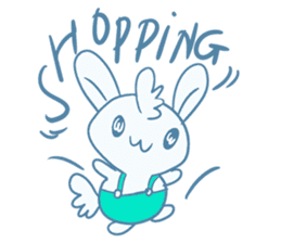 One of us: A Little Cute Rabbit sticker #11128526