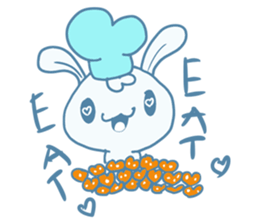 One of us: A Little Cute Rabbit sticker #11128527