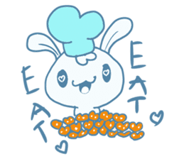 One of us: A Little Cute Rabbit sticker #11128527
