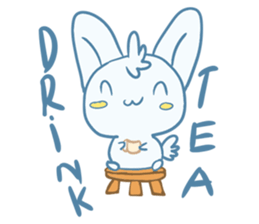 One of us: A Little Cute Rabbit sticker #11128528