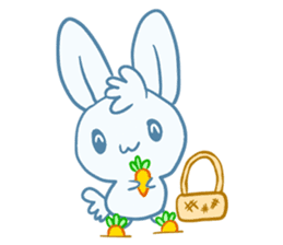 One of us: A Little Cute Rabbit sticker #11128529