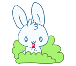 One of us: A Little Cute Rabbit sticker #11128532