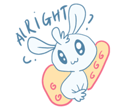 One of us: A Little Cute Rabbit sticker #11128534