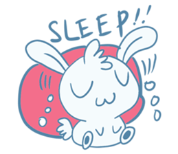 One of us: A Little Cute Rabbit sticker #11128535