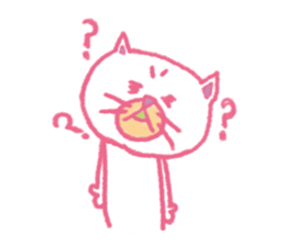 ugly & cute cat sticker #11128902