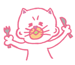 ugly & cute cat sticker #11128915