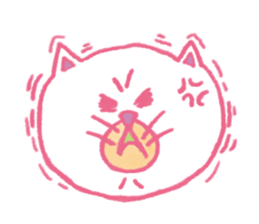 ugly & cute cat sticker #11128919