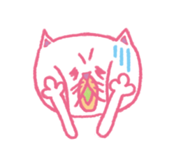 ugly & cute cat sticker #11128920