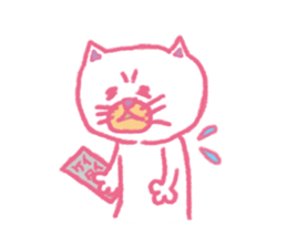 ugly & cute cat sticker #11128928