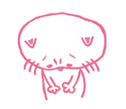 ugly & cute cat sticker #11128930