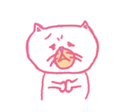 ugly & cute cat sticker #11128931