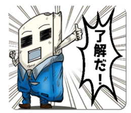 The daily life of Mr.Eraser sticker #11129149