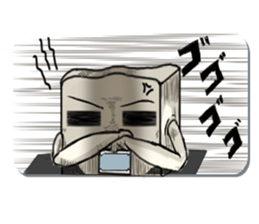 The daily life of Mr.Eraser sticker #11129150