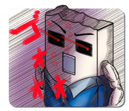The daily life of Mr.Eraser sticker #11129151