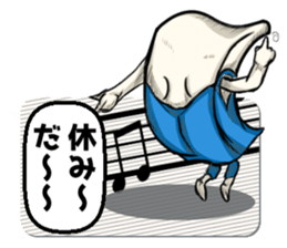 The daily life of Mr.Eraser sticker #11129167