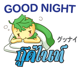 HELLO PAKUCHI Thai&Japan Comunication sticker #11129953