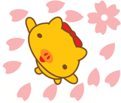 gold pig03 sticker #11130075