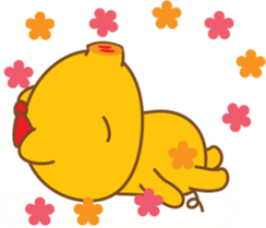 gold pig03 sticker #11130090