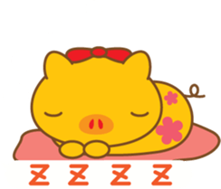 gold pig03 sticker #11130092