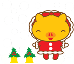 gold pig03 sticker #11130095