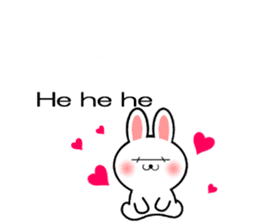 Balloon Rabbit! [English] sticker #11130297