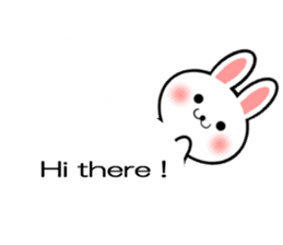 Balloon Rabbit! [English] sticker #11130299
