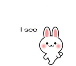 Balloon Rabbit! [English] sticker #11130302