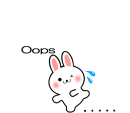 Balloon Rabbit! [English] sticker #11130312