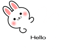 Balloon Rabbit! [English] sticker #11130315