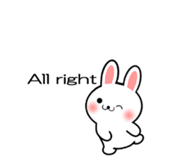 Balloon Rabbit! [English] sticker #11130334