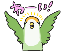 my lovery birds sticker #11130341