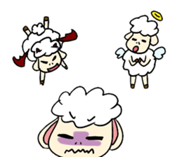 I am proud of my sheep! sticker #11130522