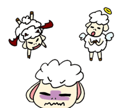 I am proud of my sheep! sticker #11130522