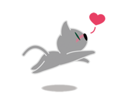 Floating animals sticker #11130739