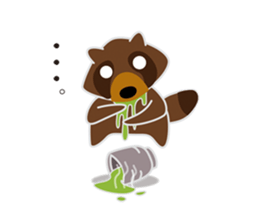 Floating animals sticker #11130751