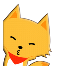 fox and raccoon dog! sticker #11130896