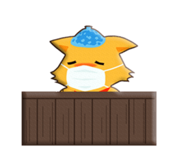 fox and raccoon dog! sticker #11130901