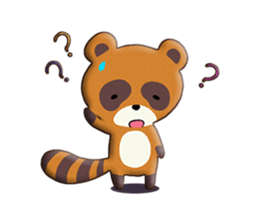 fox and raccoon dog! sticker #11130904