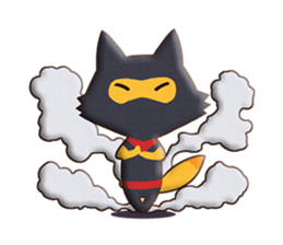 fox and raccoon dog! sticker #11130919